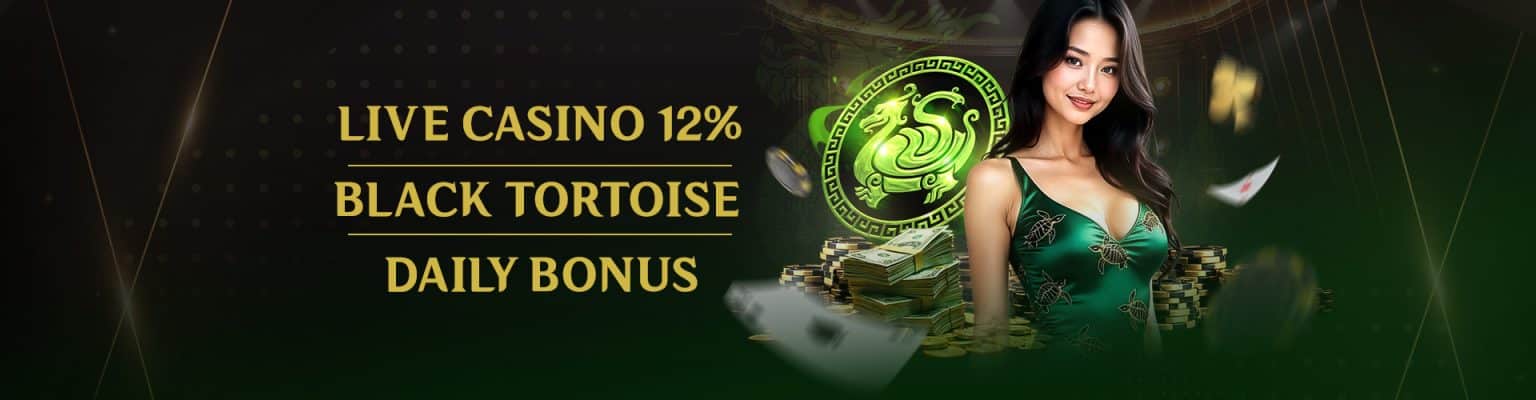 casino bonuses - black tortoise 12VIP